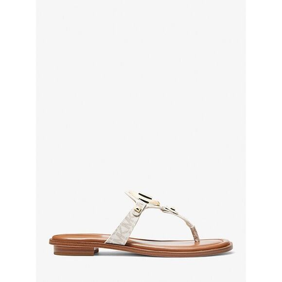 Michael Kors Shoes - Michael Kors Women's Conway T-Strap Sandals, White Size 8.5M